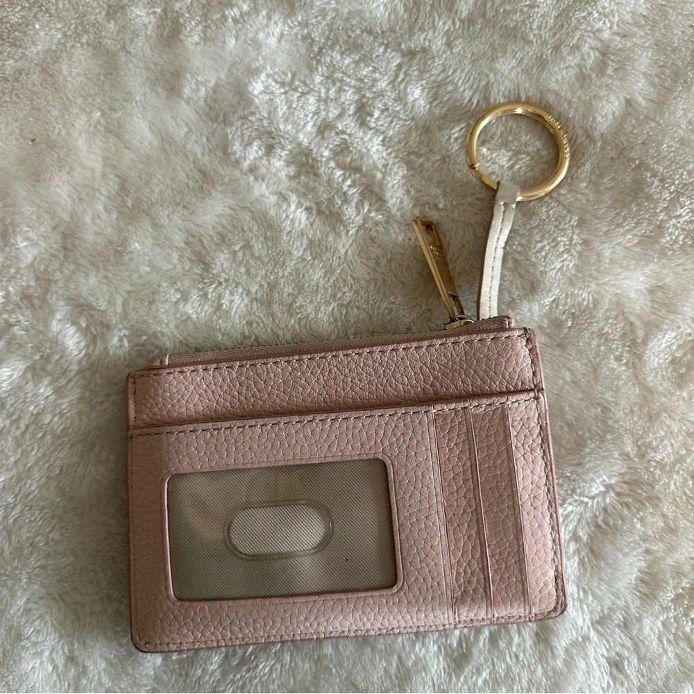 Marc Jacobs Pale Pink Leather Keychain Card Holder - Picture 2 of 6